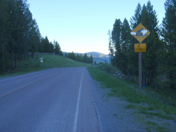 It is just above freezing and our first run is a steep downhill slope.